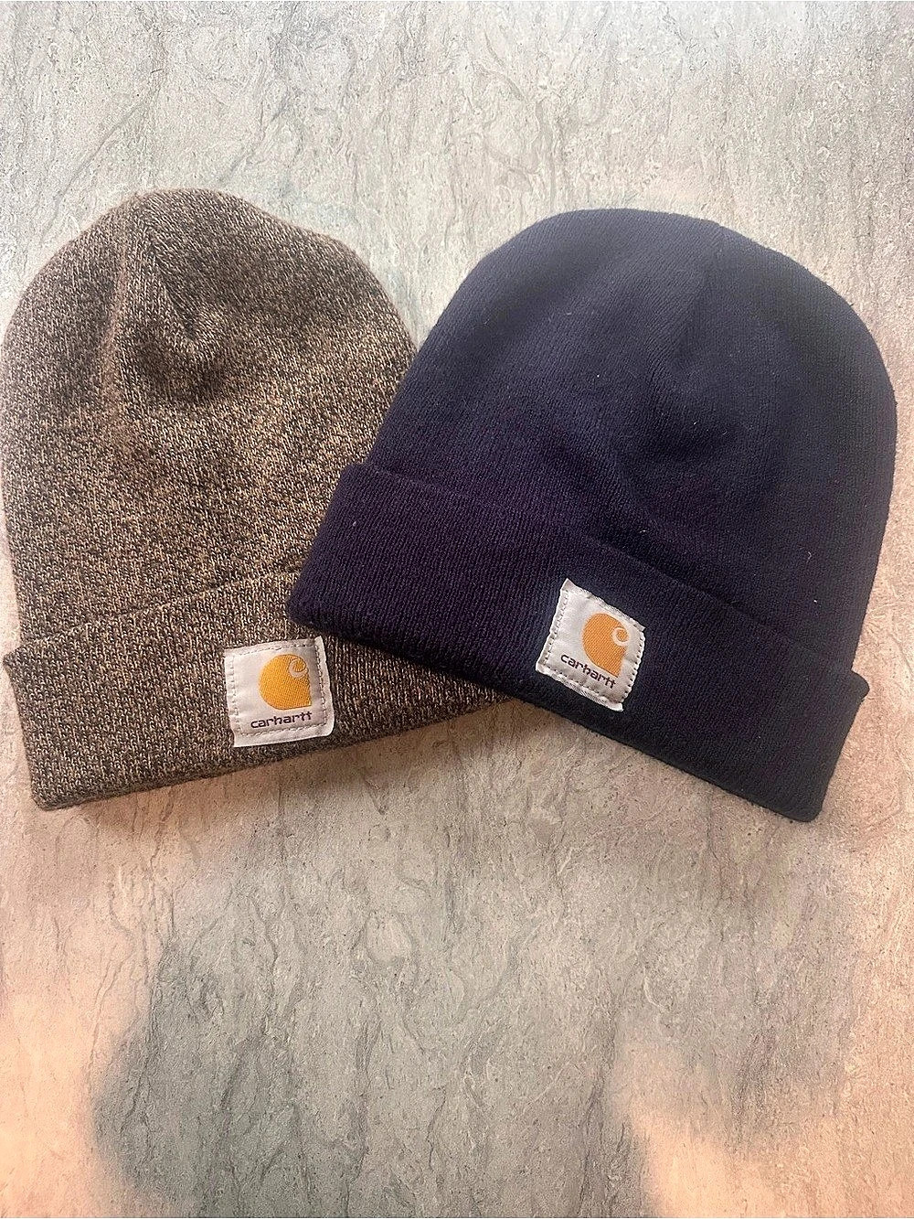 Carhartt Acrylic Watch Hat A18 Two-Pack Brown & Blue